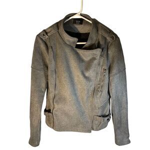 VICI Grey Moto Jacket, Medium. Mint